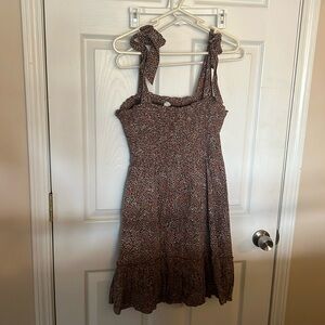 Aerie floral print mini dress size large